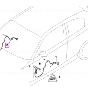 Lichidare de stoc Wiring set, door, co-driver - BMW