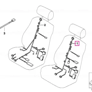 Wiring set seat, driver's side - BMW Ofertă specială