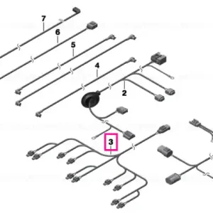 Harness, suction throttle/hydr. pump - BMW Nu rata