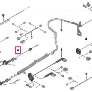 Wiring harness, Electr. Active Steering 12V - BMW Ofertă