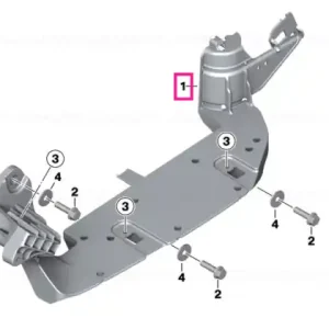 Livrare expres Running board support left - BMW Motorrad
