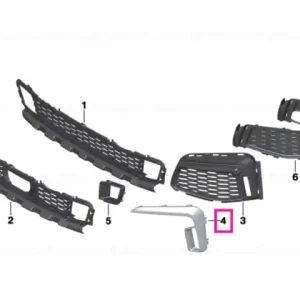 Comandă acum Capac stânga M/CERIUM GREY - BMW