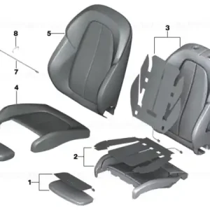 Capac suport coapsa SCHWARZ - BMW Comandă acum