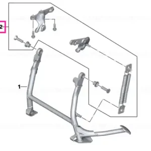 Set piese montaj suport inclinabil - BMW Motorrad Disponibil imediat
