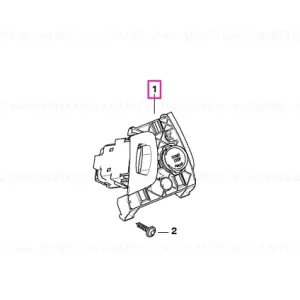 Plată securizată Comutator Start/Stop - BMW