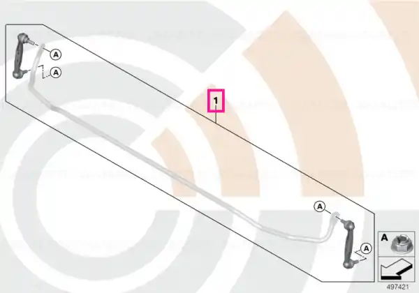 Kit reparatie bielete antiruliu, punte spate, Value Parts - BMW Seria 1 F20 F21, Seria 2 F22 F23, Seria 3 F30 F31 F34 F35, Seria 4 F32 F33 F36 Livrare rapidă