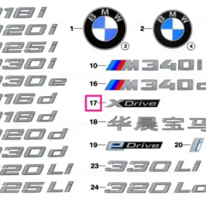Preț mic Lettering X-DRIVE - BMW