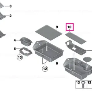 Livrare rapidă Insert mat telefon 219,7X69,3 - BMW