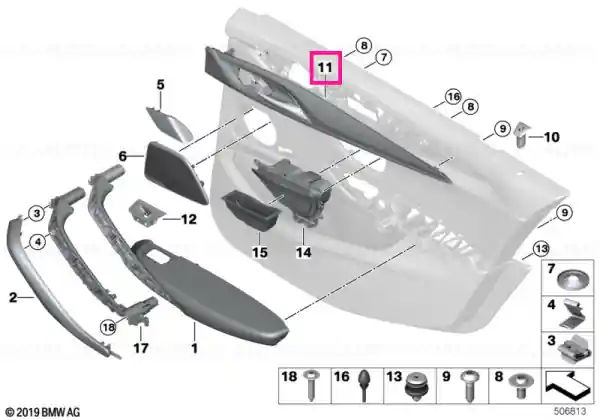Ornament lemn fineline stinga - BMW Discount