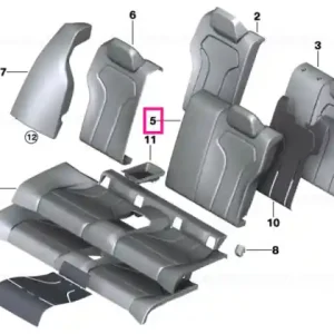 Retur gratuit Capac spetiera piele spate stanga SAKHIRORANGE - BMW