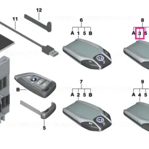 Cumpărături sigure BMW display key 434 MHZ RCP