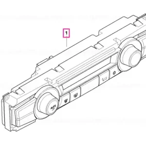 Control unit,automatic air cond.,Basis - BMW Cel mai bun preț