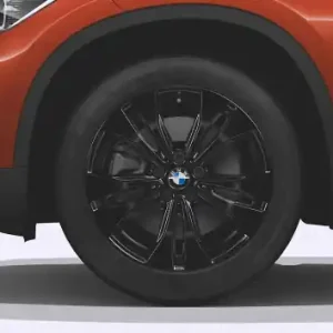 Janta aliaj usor - Double Spoke 578 - Negru (Jet Black Sol. Paint) - 7,5Jx18 ET:51 - BMW X1 F48 F49, X2 F39 Promoție