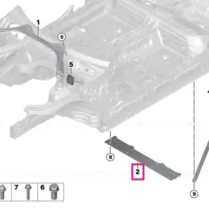Reducere extra Connecting member, rear tunnel - BMW