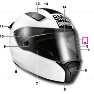 Ultima șansă Visor, helmet, Race, blue mirrored - BMW Motorrad