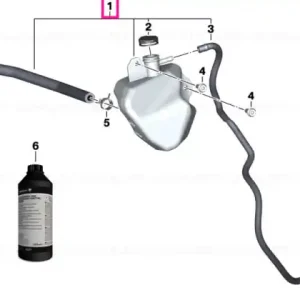 Set expansion tank radiator - BMW Motorrad Preferatul clienților