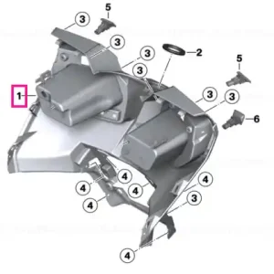 Plată securizată Legshield - BMW Motorrad