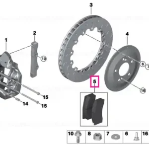 Livrare gratuită Plăcuță frână RS19-5 - BMW