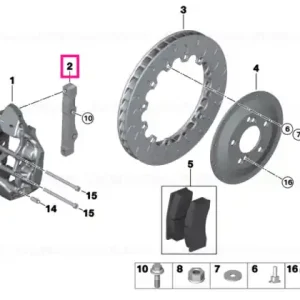 Suport etrier frână REAR AXLE - BMW Premium