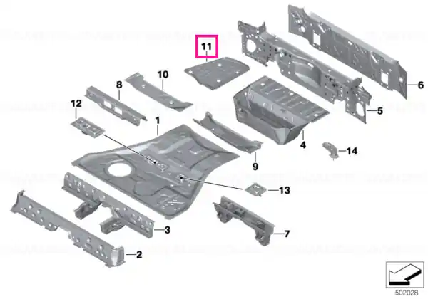Ofertă specială Trunk floor left - BMW