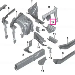 Cumpără online Joint, side frame, left - BMW