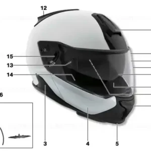 Popular Visor helmet 7 Pinlock "High Definition" ORANGE - BMW Motorrad