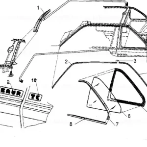 Livrare expres Left water deflector - BMW