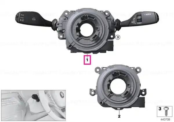 Disponibil imediat Unitate comutatoare coloana directie - BMW