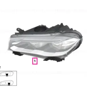 Lichidare de stoc AHL-xenon headlight, left - BMW