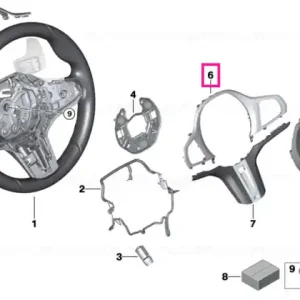Decorative trim, steering wheel - BMW Chilipir