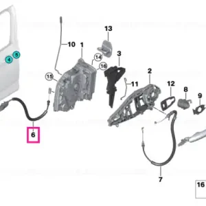 Cel mai bun preț Bowden cable, door opener, front - BMW