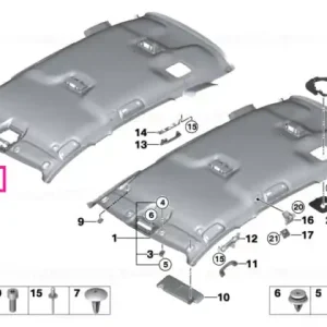 Roofliner, standard roof ANTHRAZIT - BMW Cumpără acum