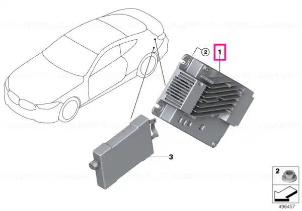 Receiver audio module TV / ECE - BMW Preț redus