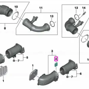 Popular Element decuplare, sistem admisie aer - BMW Seria 5 G30 G31 F90 G90 G99 M5, Seria 7 G11 G12 G70, Seria 8 G14 G15 G16 F91 F92 F93 M8, X3 M F97, X4 M F98, Z4 G29
