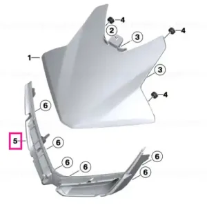 Ofertă limitată Headlight trim, bottom - BMW Motorrad