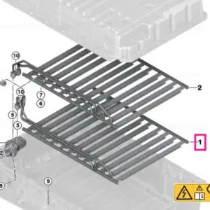 Reducere Radiator, high-voltage batt. unit,bottom - BMW
