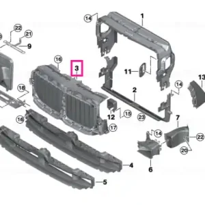 Comandă acum Air flaps, upper NIVI / MPA - BMW