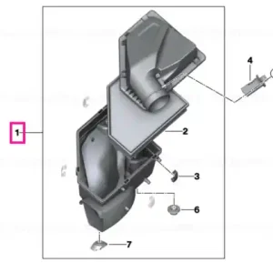 Lichidare de stoc Intake silencer - BMW
