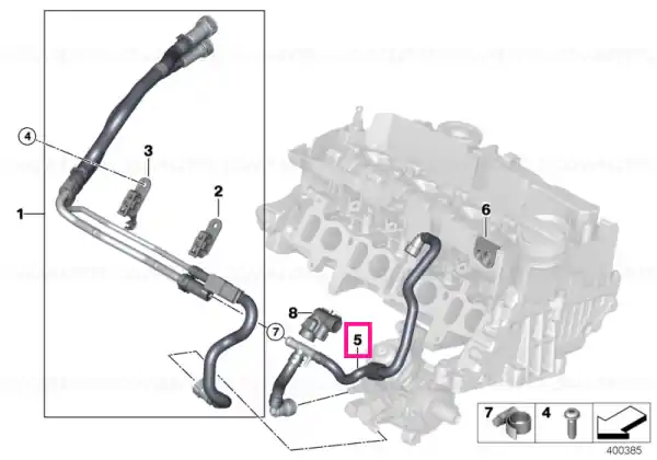 Fuel return line - BMW Ofertă exclusivă