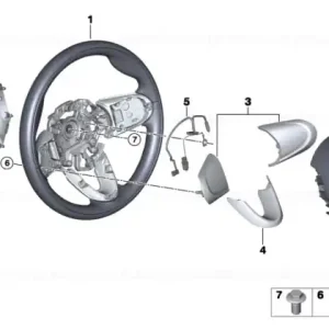 Airbag module,driverside,sport strng wh. - BMW - Mini Doar azi