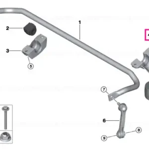 Stabilizer support - BMW Chilipir