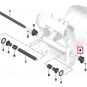 Bushing, swinging-fork pivot, left - BMW Motorrad Reducere extra