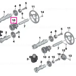 Intermediate shaft, left - BMW Motorrad Ofertă limitată