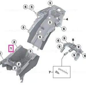 Reducere de preț Rear carrier section, front - BMW Motorrad