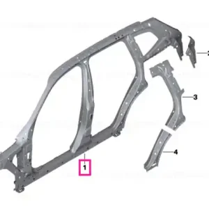 Popular Side frame, middle right - BMW