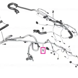Wiring trunk lid - BMW Livrare gratuită