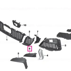 Tapiterie grătar stânga - BMW Reducere de preț