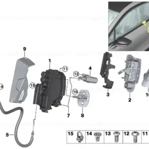 Adhesive tape, right - BMW Livrare gratuită