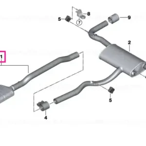 Exchange SCR catalytic converter EU6 RDE - BMW Discount