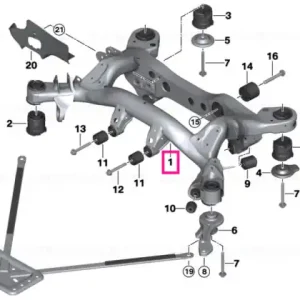 Rear axle carrier - BMW Cumpără online